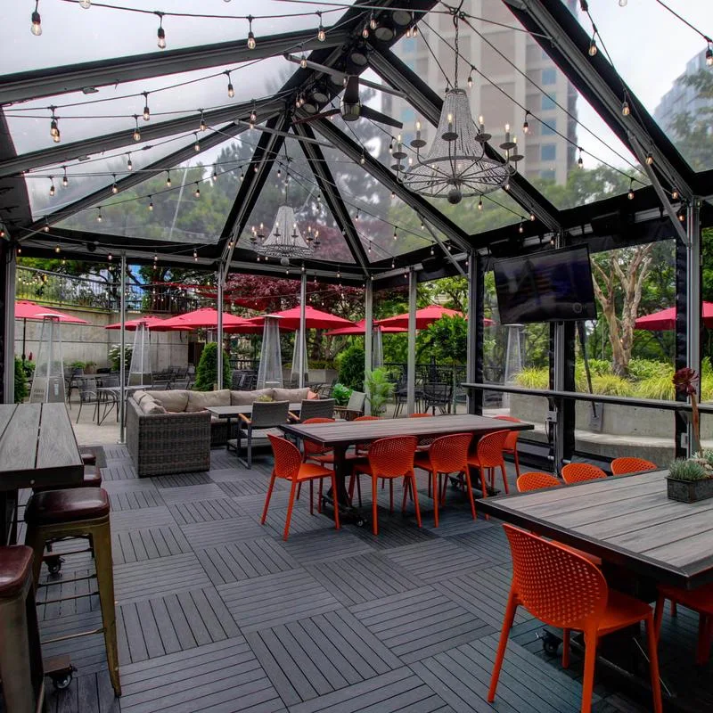 Bake's Place outdoor patio